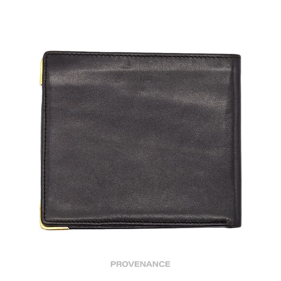 🔴 Givenchy 4CC Logo Bifold Wallet - Black Leather - Picture 2 of 6